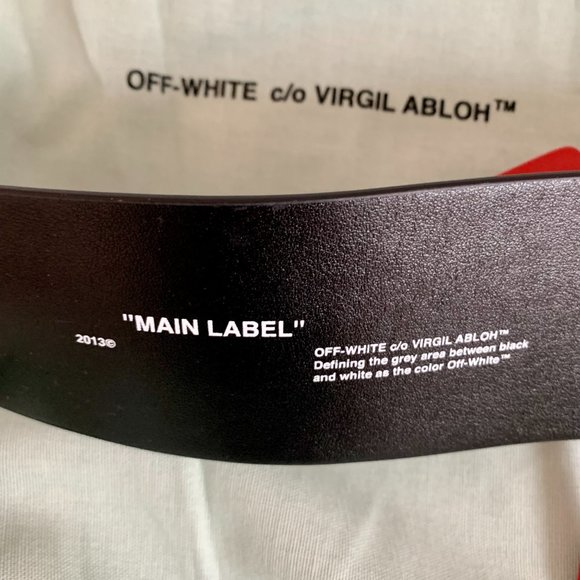 AUTH OFF-WHITE LEATHER TRIMMED LOGO PRINT SHELL BACKPACK W DUST BAG ITALY - Picture 8 of 11